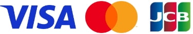 VISA、Mastercard、JCB