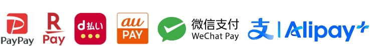PayPay、R Pay、d払い、au PAY、WeChat Pay、Alipay+